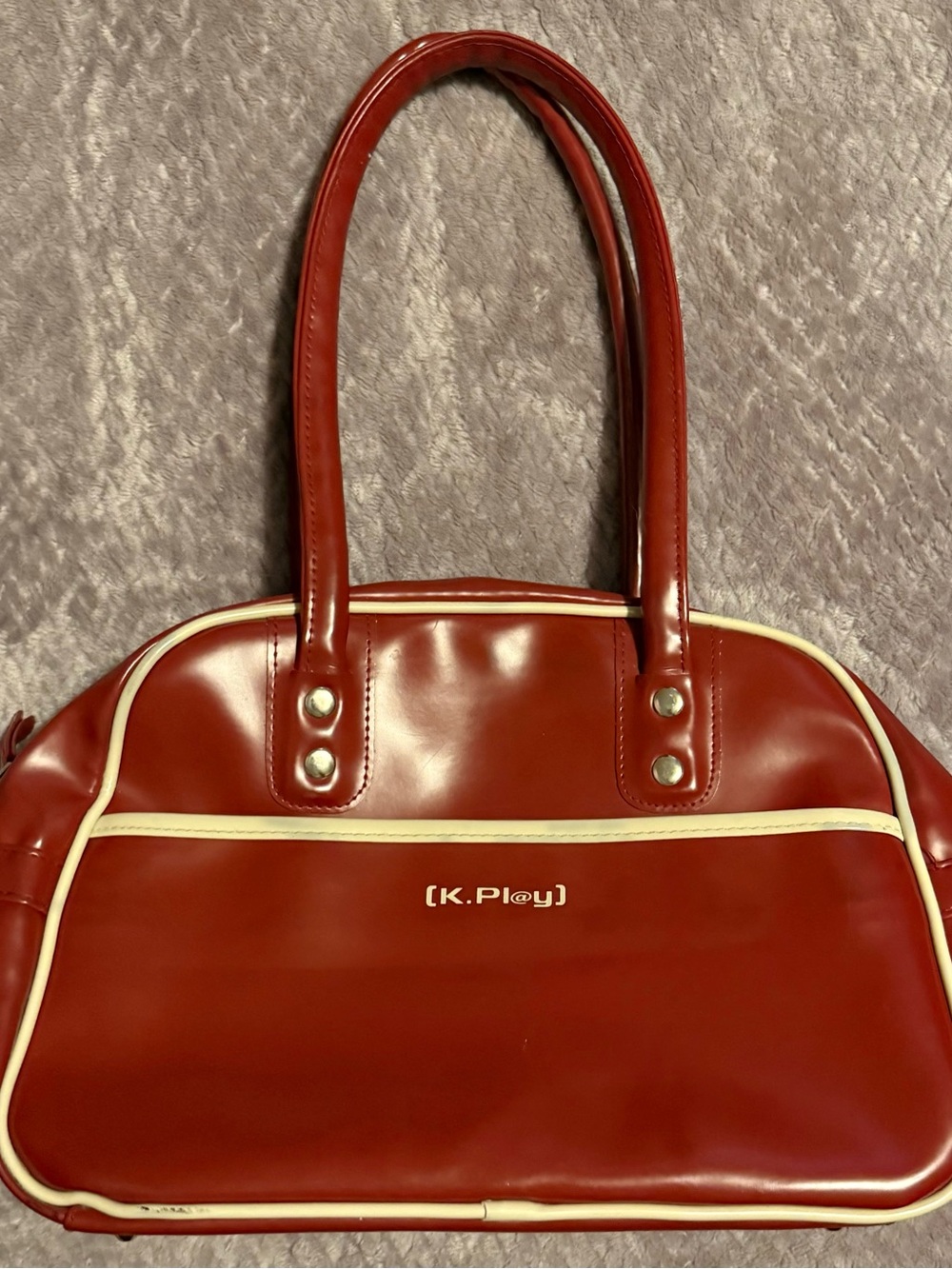 RARE Vintage K. Pl@y red handbag Y2K in great condition